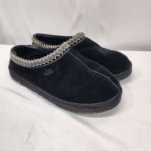 UGG Women's 10 Black Tasman Slipper Shoe Sheepskin Suede Sherling Clog